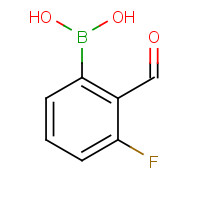 871126-15-7 (3-fluoro-2-formylphenyl)boronic acid chemical structure