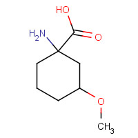 1192066-96-8 1-amino-3-methoxycyclohexane-1-carboxylic acid chemical structure