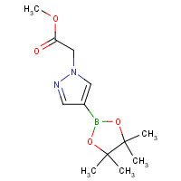 959585-44-5 methyl 2-[4-(4,4,5,5-tetramethyl-1,3,2-dioxaborolan-2-yl)pyrazol-1-yl]acetate chemical structure