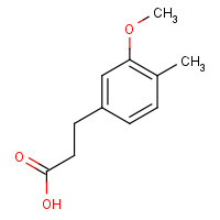 67199-60-4 3-(3-methoxy-4-methylphenyl)propanoic acid chemical structure