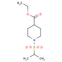330985-27-8 ethyl 1-propan-2-ylsulfonylpiperidine-4-carboxylate chemical structure