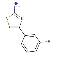 105512-81-0 4-(3-bromophenyl)-1,3-thiazol-2-amine chemical structure
