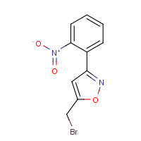 1231243-92-7 5-(bromomethyl)-3-(2-nitrophenyl)-1,2-oxazole chemical structure