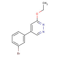 660424-32-8 5-(3-bromophenyl)-3-ethoxypyridazine chemical structure