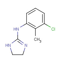 36318-60-2 N-(3-chloro-2-methylphenyl)-4,5-dihydro-1H-imidazol-2-amine chemical structure