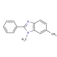 24780-87-8 1,6-dimethyl-2-phenylbenzimidazole chemical structure