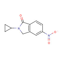 1266336-35-9 2-cyclopropyl-5-nitro-3H-isoindol-1-one chemical structure