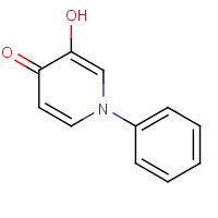 16494-79-4 3-hydroxy-1-phenylpyridin-4-one chemical structure
