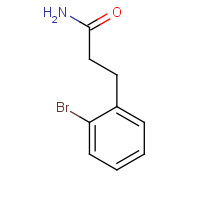 55223-26-2 3-(2-bromophenyl)propanamide chemical structure