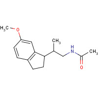 1145971-97-6 N-[2-(6-methoxy-2,3-dihydro-1H-inden-1-yl)propyl]acetamide chemical structure
