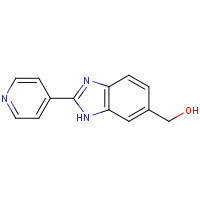 308362-16-5 (2-pyridin-4-yl-3H-benzimidazol-5-yl)methanol chemical structure