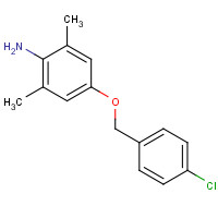 1202160-84-6 4-[(4-chlorophenyl)methoxy]-2,6-dimethylaniline chemical structure