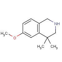 62245-15-2 6-methoxy-4,4-dimethyl-2,3-dihydro-1H-isoquinoline chemical structure