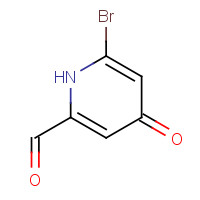1289060-28-1 6-bromo-4-oxo-1H-pyridine-2-carbaldehyde chemical structure