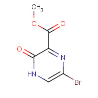 21874-61-3 methyl 5-bromo-2-oxo-1H-pyrazine-3-carboxylate chemical structure