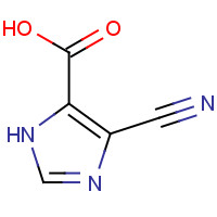56745-98-3 4-cyano-1H-imidazole-5-carboxylic acid chemical structure