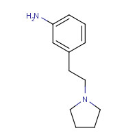 710351-82-9 3-(2-pyrrolidin-1-ylethyl)aniline chemical structure