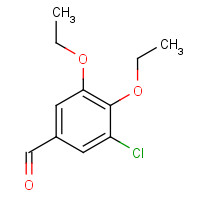 110732-06-4 3-chloro-4,5-diethoxybenzaldehyde chemical structure
