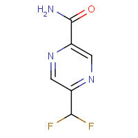 1474073-64-7 5-(difluoromethyl)pyrazine-2-carboxamide chemical structure