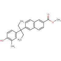 895520-97-5 methyl 6-[3-(4-hydroxy-3-methylphenyl)pentan-3-yl]naphthalene-2-carboxylate chemical structure