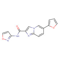 1186087-82-0 6-(furan-2-yl)-N-(1,2-oxazol-3-yl)imidazo[1,2-a]pyridine-2-carboxamide chemical structure