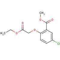 670-62-2 methyl 5-chloro-2-(2-ethoxy-2-oxoethoxy)benzoate chemical structure