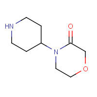 841202-48-0 4-piperidin-4-ylmorpholin-3-one chemical structure