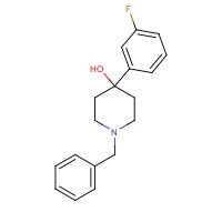 75527-39-8 1-benzyl-4-(3-fluorophenyl)piperidin-4-ol chemical structure