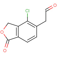 1374572-96-9 2-(4-chloro-1-oxo-3H-2-benzofuran-5-yl)acetaldehyde chemical structure
