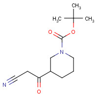 842112-53-2 tert-butyl 3-(2-cyanoacetyl)piperidine-1-carboxylate chemical structure