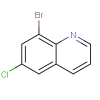 16567-11-6 8-bromo-6-chloroquinoline chemical structure