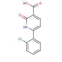 147283-47-4 6-(2-chlorophenyl)-2-oxo-1H-pyridine-3-carboxylic acid chemical structure