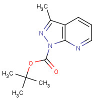 174180-77-9 tert-butyl 3-methylpyrazolo[3,4-b]pyridine-1-carboxylate chemical structure