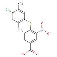 652967-64-1 4-(4-chloro-2,5-dimethylphenyl)sulfanyl-3-nitrobenzoic acid chemical structure
