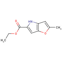 80709-78-0 ethyl 2-methyl-4H-furo[3,2-b]pyrrole-5-carboxylate chemical structure