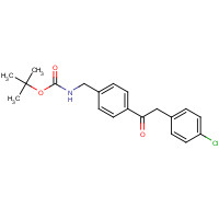 1017781-59-7 tert-butyl N-[[4-[2-(4-chlorophenyl)acetyl]phenyl]methyl]carbamate chemical structure