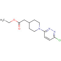 1246471-48-6 ethyl 2-[1-(6-chloropyridazin-3-yl)piperidin-4-yl]acetate chemical structure
