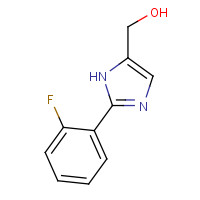 906477-25-6 [2-(2-fluorophenyl)-1H-imidazol-5-yl]methanol chemical structure