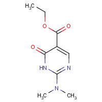54127-88-7 ethyl 2-(dimethylamino)-6-oxo-1H-pyrimidine-5-carboxylate chemical structure