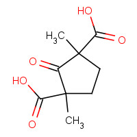 155191-86-9 1,3-dimethyl-2-oxocyclopentane-1,3-dicarboxylic acid chemical structure