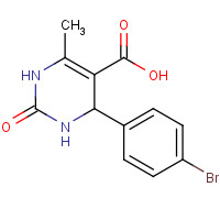 891190-54-8 4-(4-bromophenyl)-6-methyl-2-oxo-3,4-dihydro-1H-pyrimidine-5-carboxylic acid chemical structure