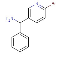 1355238-23-1 (6-bromopyridin-3-yl)-phenylmethanamine chemical structure