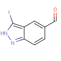 944899-01-8 3-iodo-2H-indazole-5-carbaldehyde chemical structure