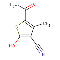 120456-32-8 5-acetyl-2-hydroxy-4-methylthiophene-3-carbonitrile chemical structure
