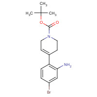 1534378-18-1 tert-butyl 4-(2-amino-4-bromophenyl)-3,6-dihydro-2H-pyridine-1-carboxylate chemical structure