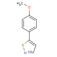 10514-28-0 5-(4-methoxyphenyl)-1,2-thiazole chemical structure