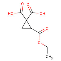 1407833-17-3 2-ethoxycarbonylcyclopropane-1,1-dicarboxylic acid chemical structure