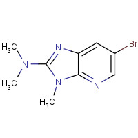 1257553-97-1 6-bromo-N,N,3-trimethylimidazo[4,5-b]pyridin-2-amine chemical structure