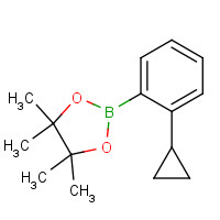 1362243-53-5 2-(2-cyclopropylphenyl)-4,4,5,5-tetramethyl-1,3,2-dioxaborolane chemical structure