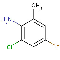332903-47-6 2-chloro-4-fluoro-6-methylaniline chemical structure